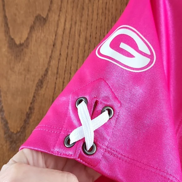 Misses  XXL Pink V-Neck NFL Aaron Rodgers #12 Green Bay Packers Jersey - Picture 6 of 10